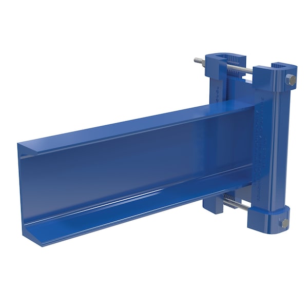 Vestil Blue Steel Cantilever Straight Arm no Lip 12"L Usable 3000lb Capacity SSAL-12-NL - main